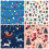Conjunto de papel para scrapbook de Natal Capino com 12 unidades 5