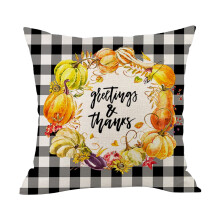 Housse de coussin AURIGATE automne à carreaux buffalo 18x18