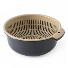 Panier Ă vaisselle de cuisine en plastique double couche PP2-en-1
