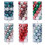 Christmas Painted Balls Ornaments Red Gold 30PCS 2
