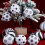 Black and White Christmas Ball Ornaments 12 Pack 5