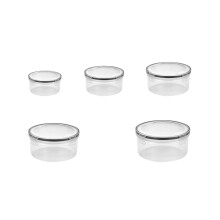 Juego de 5 cajas de almacenamiento de plástico Tahtuvzn