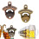 Wall Mounted Bottle Opener Retro Alloy 1 Piece 2