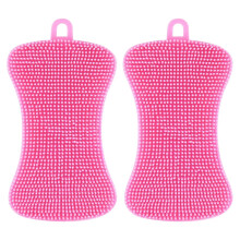Silicone Dishwashing Brush Set – 2pcs, Heat-Resistant &