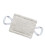 3er-Pack Türschlagschutz-Riegelabdeckung 14x9 cm elastisch 12
