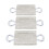 3er-Pack Türschlagschutz-Riegelabdeckung 14x9 cm elastisch 15