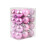 Manfiter clear plastic Christmas ball ornaments 24pcs 1