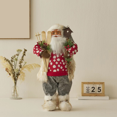 Boneco de Natal Papai Noel Sulaicai de 30 cm (12 polegadas)
