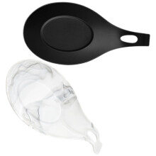 Suporte de colher de silicone para jogo americano (2 peças)