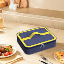 Lekvrije maaltijdcontainers met deksels, geïsoleerde lunchboxen