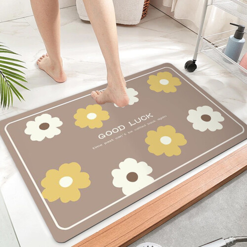 Kerst/Herfst Badmat 16x24 inch Absorberend Sneldrogend Antislip