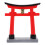 Figurine Torii Style Zen Pour Décor Aquarium 1