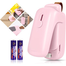 Mini Handheld Vacuum Sealer with Cutter 2 AA Batteries