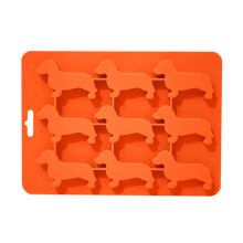 Silicone Dog-Shaped Cake Mould 12-Cavity