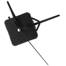 Kit de mecanismo de relógio de quartzo com eixo longo para projetos de bricolagem.