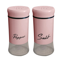 MERILER Stainless Steel Salt and Pepper Shaker Set 2 Pack