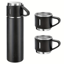 Vakuumflaschen-Set aus Edelstahl, 500 ml Thermobecher