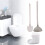 Ensemble ventouse et brosse pour cuvette avec support 1