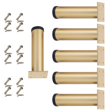 Telescopic Adjustable Bed Beam Support Foot Reinforced-Gold