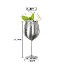 Verres à vin en acier inoxydable - Isolants, incassables,