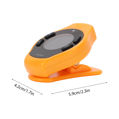 Clip-On-Metronom Mini 110 mAh 5,9  4,2 cm Orange 1