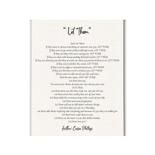 Inspirerande affirmationer Canvastavla 61x86 cm