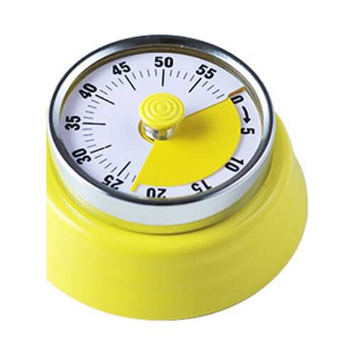 Washranp Manual Magnetic Kitchen Timer Round 60-Minute
