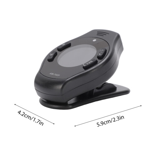 Clip-On-Metronom Mini Schwarz 110 mAh 5,9  4,2 cm 1