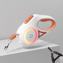 3 m lange Haustierleine mit Nachtlicht und ergonomischem Griff