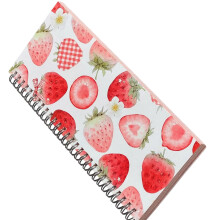 Carnet de notes à reliure spirale, 1-Livre de bobines de fraises