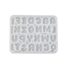 Moules d'ornements d'alphabet en Silicone robuste, accessoires-S