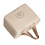 Trendy Two Compartment Lunch Bag With Ergonomic Handle-Khaki 1 1