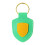 Versatile PU Leather Shield Key Chain Key Organiser-Green 1