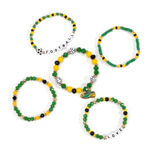 Bracelet perlé fabriqué à la main avec fermeture-Section 3