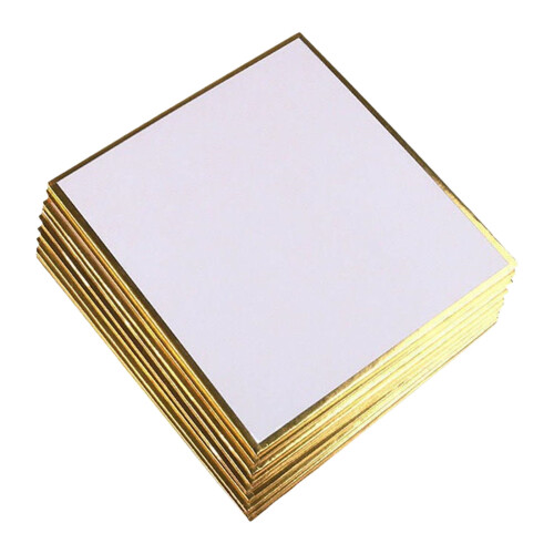 Professional Square Drawing Paper With Gold Foil Borders-A9