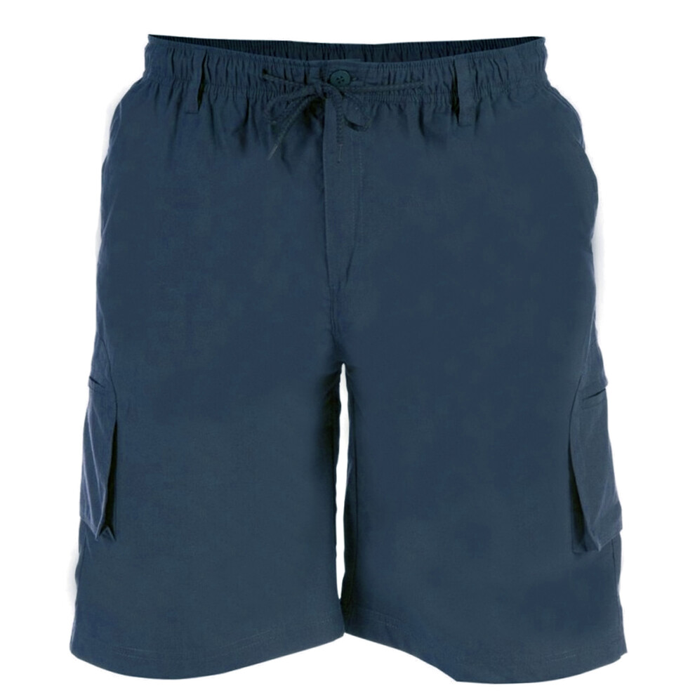 Duke (6Xl, Navy) Mens D555 Nick Kingsize Cargo Shorts Blue,Multicoloured