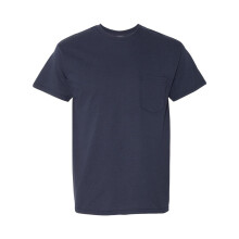 (XL, Navy) Gildan Heavy Cotton Pocket T-Shirt