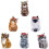 Removable Cat Window Stickers 6 pcs 1