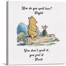 Winnie the Pooh Wall Art Canvas "If Ever There Is A