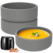3-Piece Silicone Egg Poacher Cups for Air Fryer, Oven &