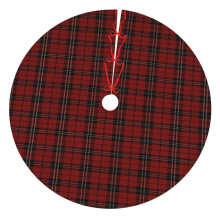 Christmas Tree Skirt Plaid 48 Inch