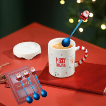 Julkaffeskedsset i rostfritt stål, dessertskedar