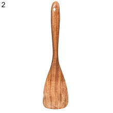 Wooden Kitchen Utensil Set Natural Teak 7 Pieces