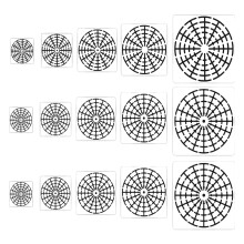 Reusing Hollow Out Design Sketch Stencil For-15 pictures