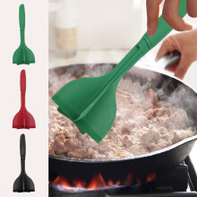 Picadora de carne con mango de fácil agarre, plástico sin BPA, 23 cm (9 pulgadas)