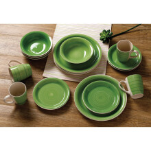 Hand Painted Porcelain Dinnerware Set 16-Piece