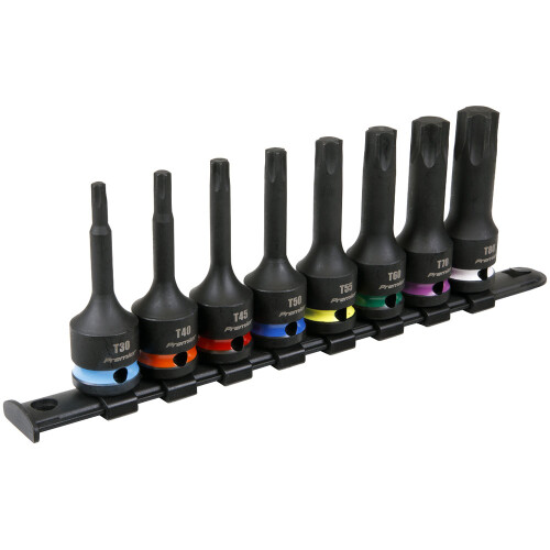 Sealey Sealey AK56002 Premier TRX-Star* Impact Socket Bit Set 1/2"Sq Drive 8pc