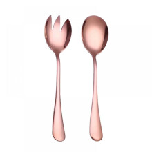 Stainless Steel Salad Spoon and Fork Set 2pcs