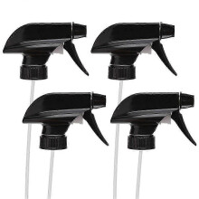4pcs Black Plastic Horticultural Plant Watering Sprinkler Nozzle for Bottles