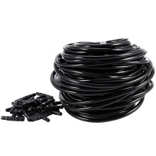20m 4/7mm Micro Irrigation Hose Pipe Drip Tube for Garden Flower Plants Lawn